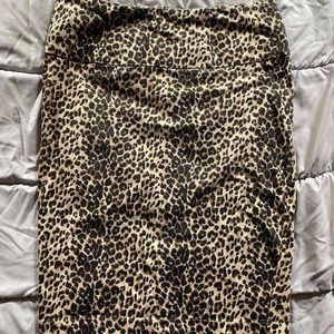 Torrid Leopard Print Pencil Skirt